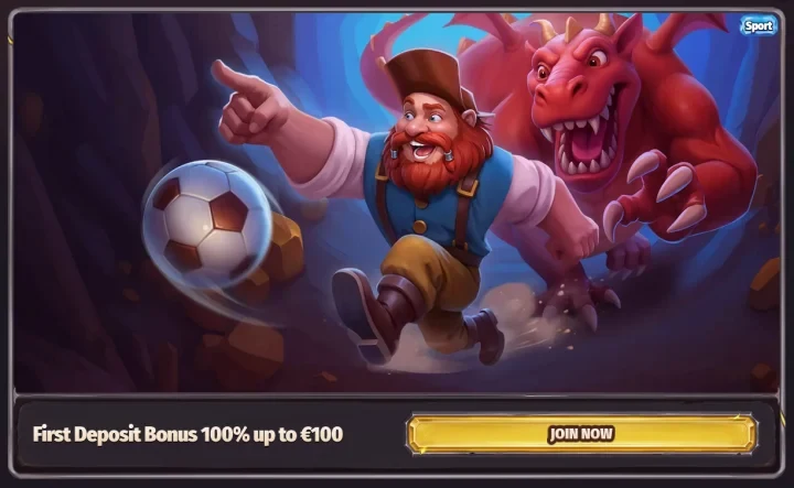 Dragonia Casino bonus GR – αθλητικό μπόνους 100% έως €100 για Ελλάδα
